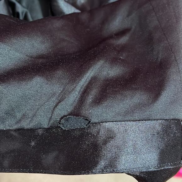 Retrofete Charity Halter Neck Bodycon Black Maxi Gown Size Large - Picture 13 of 15